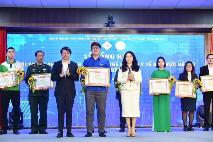 Bệnh viện Đa khoa Xanh Pôn đạt giải Nhất triển lãm Hội thi Kỹ thuật sáng tạo tuổi trẻ ngành Y tế 2023